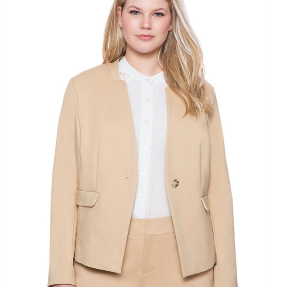 Eloquii | Hartwood Light Pink Blazer